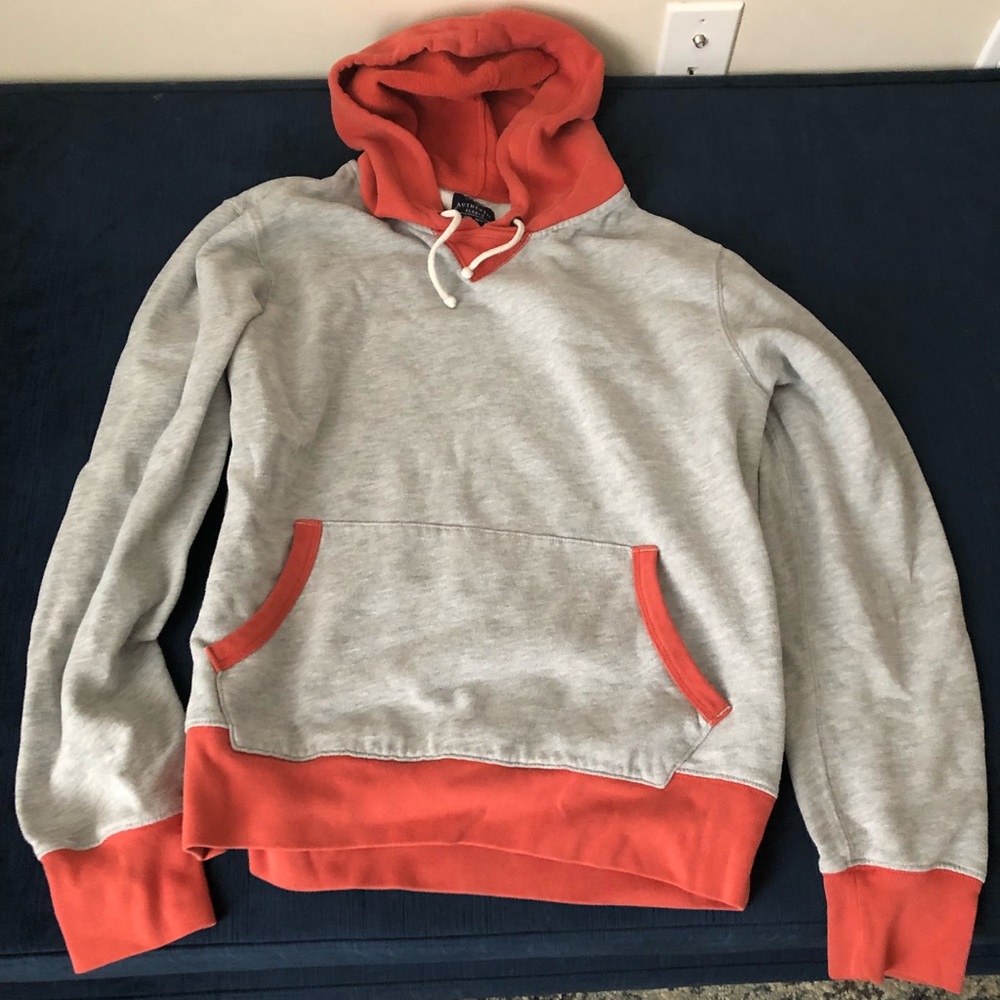 J. Crew Authentic Fleece Hooded Sweatshirt